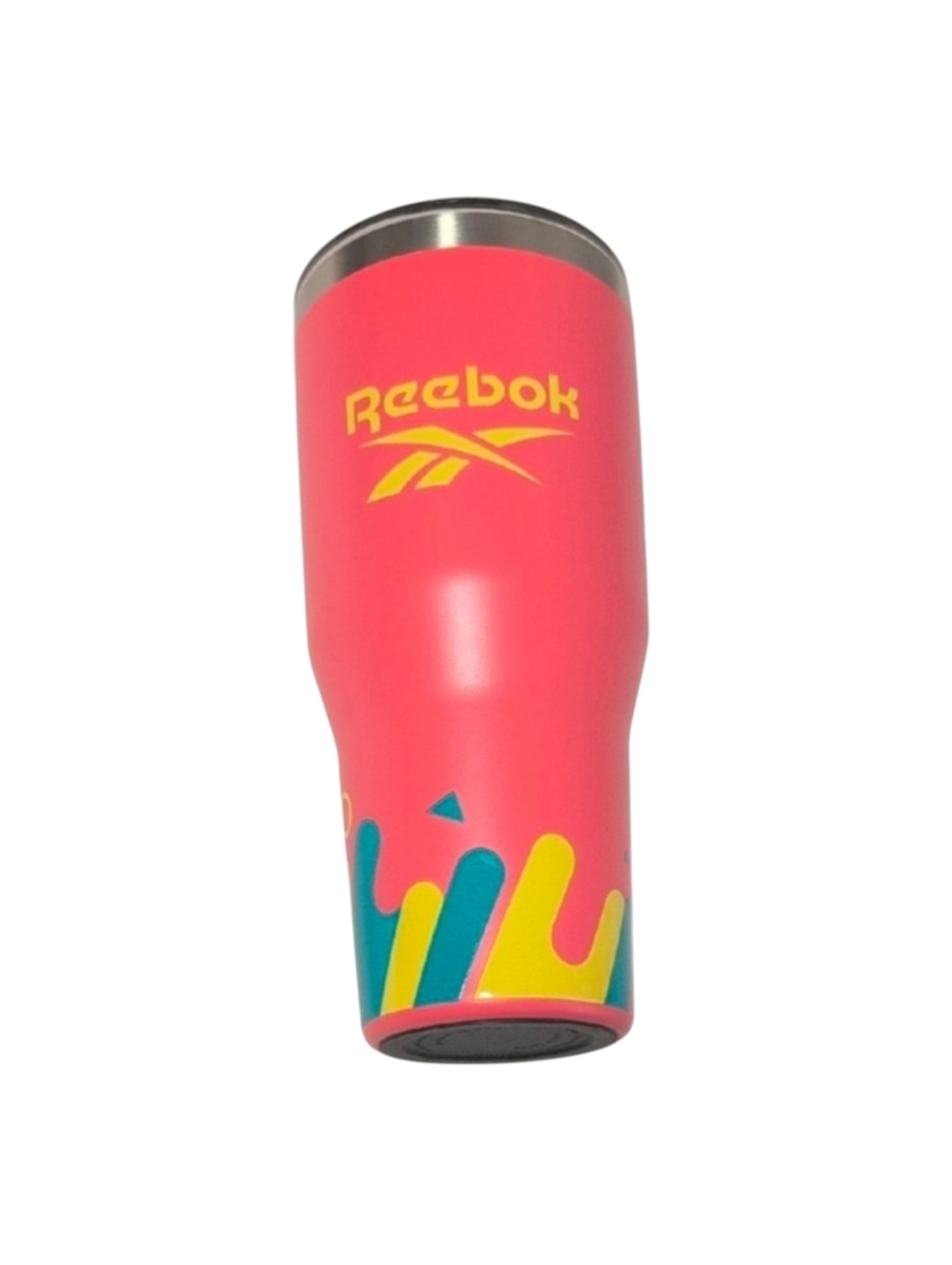 Reebok Lifestyle Stainless Steel Tumbler with Multicolor Accents NEW